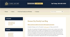 Desktop Screenshot of kcfamilylawblog.com